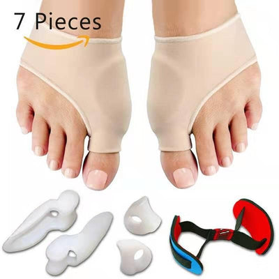 Kit Corretor de Joanete (Hallux Valgus) – 7 Peças para Alívio e Correção