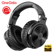 Fone de Ouvido Bluetooth OneOdio 5.2 Over-Ear com Super Bass e Microfone