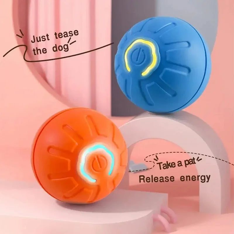 Brinquedo Interativo Inteligente para Cachorros – Bola que Rola e Quica Sozinha