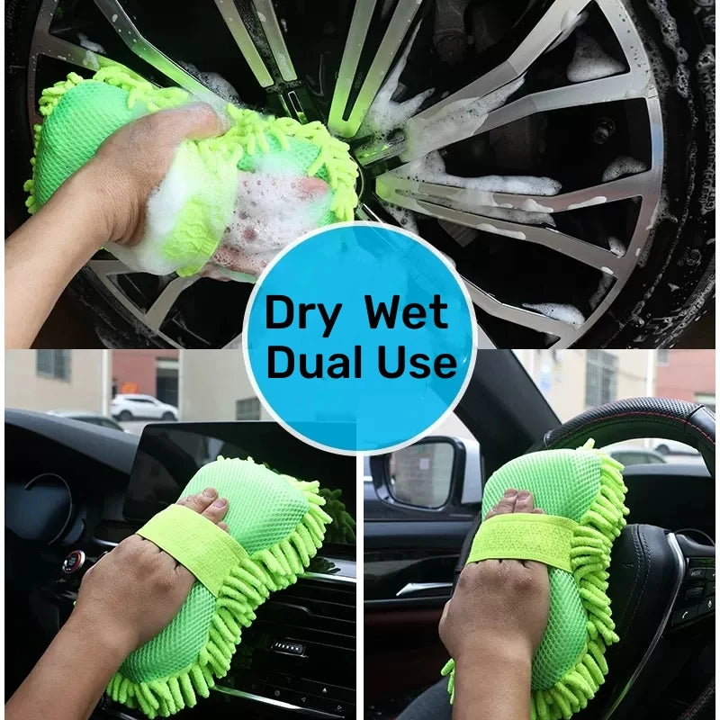 Esponja de Microfibra para Lavagem Automotiva – Alta Absorção e Toque Suave