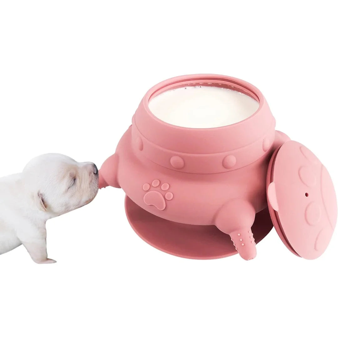 Newborn Puppy and Kitten Feeder – Tigela de Leite para Filhotes (4 Bicos)